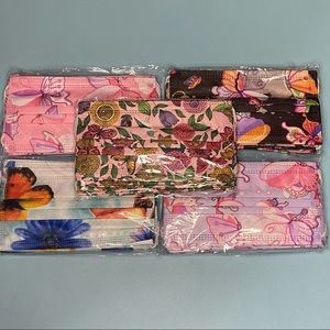 Box of 50 Flower&Butterflies Disposable Face Masks